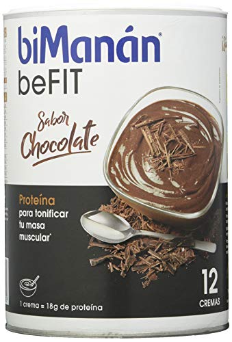 biManán - beFIT - Proteína para tonificar - Crema Chocolate - 12uds 540 gr