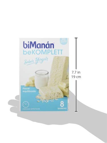 biManán - beKOMPLETT - Placer Equilibrado - Barritas Yogur - 8uds 304 gr
