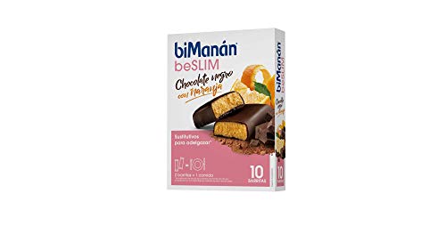 biManán - beSLIM - Sustitutivos para Adelgazar - Barritas Chocolate-Naranja 10uds 310 gr
