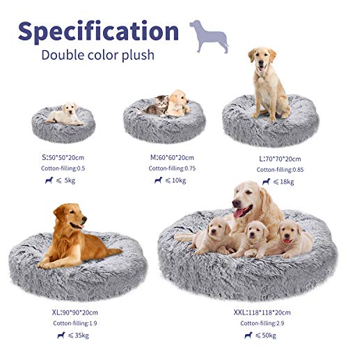 BingoPaw Cama para Perros, 70 x 70cm Cojín de Felpa Suave y Cálido para Mascotas, Colchoneta Gato Desmontable y Lavable, con Forro Impermeable y Base Antideslizante BingoPaw Cama para Perros, 70 x 70cm Cojín de Felpa Suave y Cálido para Mascotas, Colchoneta Gato Desmontable y Lavable, con Forro Impermeable y Base Antideslizante