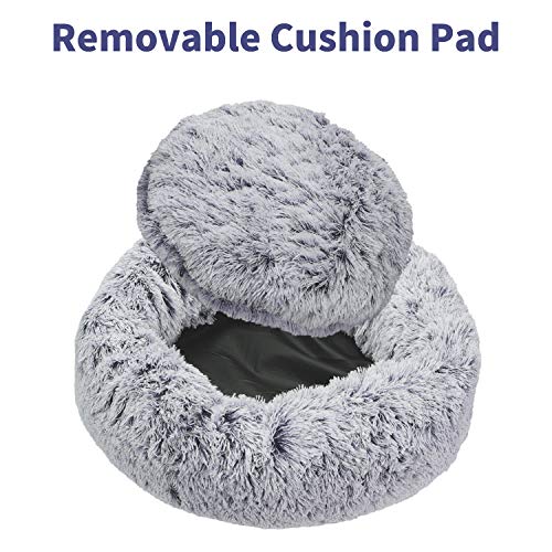 BingoPaw Cama para Perros, 70 x 70cm Cojín de Felpa Suave y Cálido para Mascotas, Colchoneta Gato Desmontable y Lavable, con Forro Impermeable y Base Antideslizante BingoPaw Cama para Perros, 70 x 70cm Cojín de Felpa Suave y Cálido para Mascotas, Colchoneta Gato Desmontable y Lavable, con Forro Impermeable y Base Antideslizante