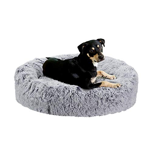 BingoPaw Cama para Perros, 70 x 70cm Cojín de Felpa Suave y Cálido para Mascotas, Colchoneta Gato Desmontable y Lavable, con Forro Impermeable y Base Antideslizante BingoPaw Cama para Perros, 70 x 70cm Cojín de Felpa Suave y Cálido para Mascotas, Colchoneta Gato Desmontable y Lavable, con Forro Impermeable y Base Antideslizante