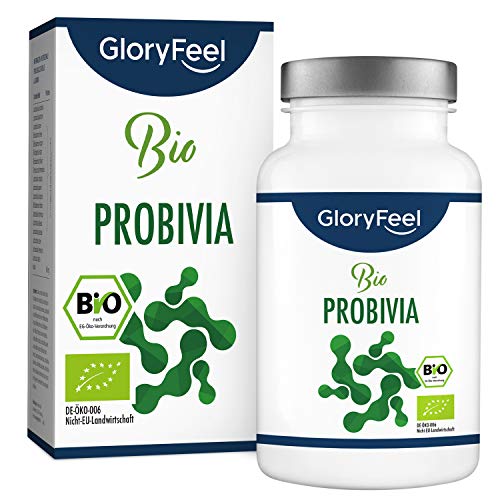 Bio Probióticos Complex - 21 cepas bacterianas MÁS Inulina Bio- 180 cápsulas veganas de liberación prolongada- 20 mil millones UFC- Flora intestinal- Lactobacillus gasseri