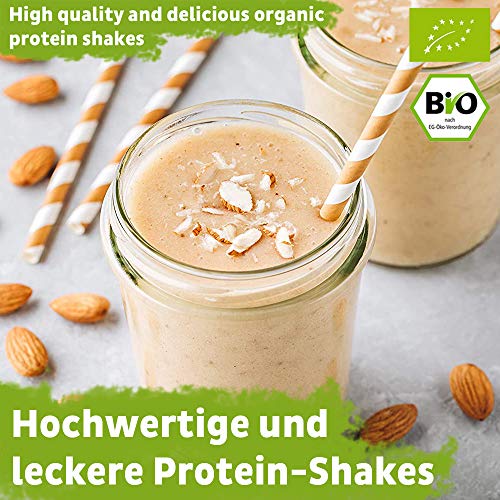 BIO Proteina Vegana en Polvo Neutra/Natural sin soja - 650g de proteína sin edulcorante para la dieta y la construcción de músculo - proteína orgánica en polvo sin azúcar