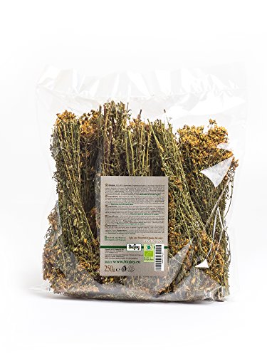 Biojoy Hierba de San Juan (Hiperico) BÍO, tallos y flores enteros secos de Hypericum perforatum (250 g) Biojoy Hierba de San Juan (Hiperico) BÍO, tallos y flores enteros secos de Hypericum perforatum (250 g)