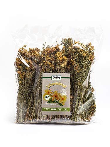 Biojoy Hierba de San Juan (Hiperico) BÍO, tallos y flores enteros secos de Hypericum perforatum (250 g)