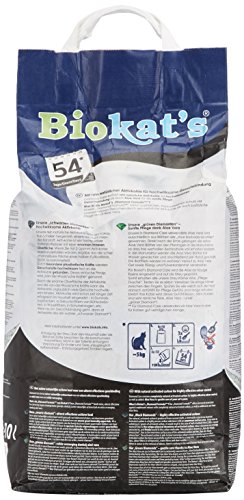 Biokat's Diamond Care Classic, para gatos, sin fragancia - Arena fina con carbón activo y aloe vera 1 saco (1 x 10 l)