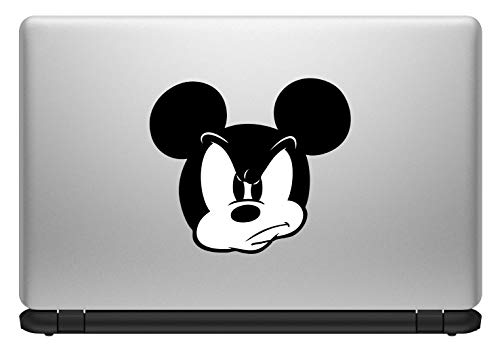 Biomar Labs® 1 x Pegatina Vinilo Autoadhesivo Divertido Mickey Mouse Etiqueta Dibujos Animados Sticker Coche Car Moto Ventana Puerta Casco Scooter Bici Motocicleta Tuning B 245