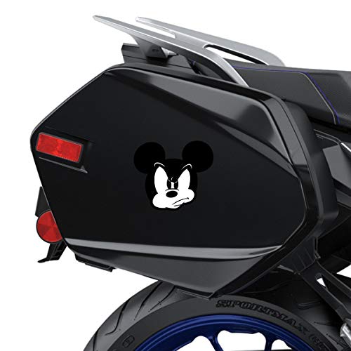 Biomar Labs® 1 x Pegatina Vinilo Autoadhesivo Divertido Mickey Mouse Etiqueta Dibujos Animados Sticker Coche Car Moto Ventana Puerta Casco Scooter Bici Motocicleta Tuning B 245