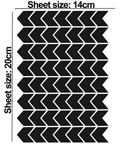 Biomar Labs® 56pcs Negro Kit de Pegatina Cinta de Advertencia Flecha de Seguridad Reflectiva Reflectante Vinilo Adhesivo Coches Cascos Motos Ciclomotores Bicicletas Ordenador Portátil D 50 Biomar Labs® 56pcs Negro Kit de Pegatina Cinta de Advertencia Flecha de Seguridad Reflectiva Reflectante Vinilo Adhesivo Coches Cascos Motos Ciclomotores Bicicletas Ordenador Portátil D 50