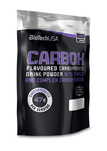 BioTech Carbox Suplementos de carbohidratos, Sabor Melocotón - 1000 gr