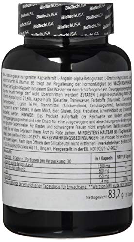 Biotech Gh Hormone Regulator Potenciador de la Testosterona - 120 Cápsulas