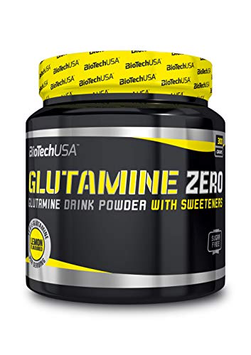 BioTech Glutamin Zero L-glutamina, Sabor Té Helado de Melocotón - 300 gr