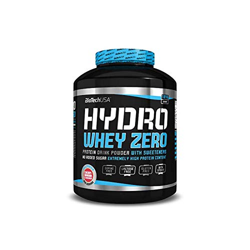 BioTech Hydro Whey Zero Proteínas de Suero de Leche, Sabor Cookies&Cream - 1816 gr