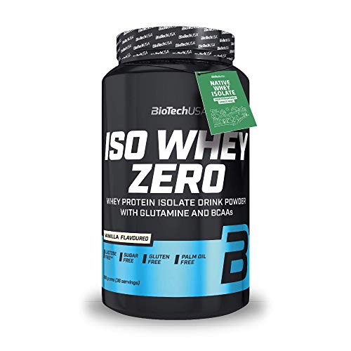 Biotech IsoWhey Zero Suplementos de Proteínas, Sabor Vainilla - 908 gr