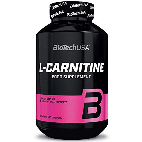 Biotech L-Carnitine IAF00081499, suplemento L-Carnitina, 60 comprimidos