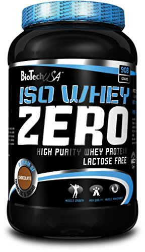 BioTech USA - Iso Whey Zero, sin lactosa, 908g Caffé Latte (+cafeína)