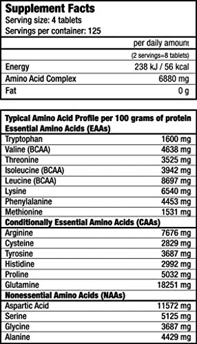 Biotech USA Mega Amino 3200 Aminoácido, 100 tabletas