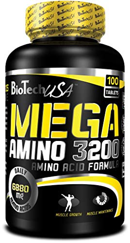 Biotech USA Mega Amino 3200 Aminoácido, 100 tabletas