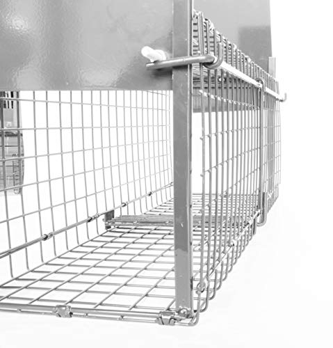 Bird-Tech TM Jaula ATRAPAR Gatos, Ratas, Conejos Vivos Doble Puerta (62X20X20CM) Plegable Bird-Tech TM Jaula ATRAPAR Gatos, Ratas, Conejos Vivos Doble Puerta (62X20X20CM) Plegable