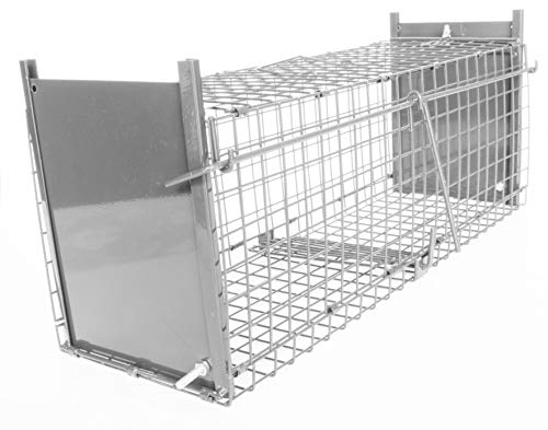 Bird-Tech TM Jaula ATRAPAR Gatos, Ratas, Conejos Vivos Doble Puerta (62X20X20CM) Plegable Bird-Tech TM Jaula ATRAPAR Gatos, Ratas, Conejos Vivos Doble Puerta (62X20X20CM) Plegable