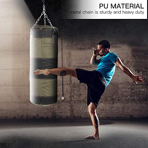 Birdlantern Saco de Arena de Boxeo, Entrenamiento vacío Gancho de Boxeo Saco de Arena Kick Fight Saco de Arena de Saco de Boxeo Saco de Arena(80cm-Verde) Birdlantern Saco de Arena de Boxeo, Entrenamiento vacío Gancho de Boxeo Saco de Arena Kick Fight Saco de Arena de Saco de Boxeo Saco de Arena(80cm-Verde)