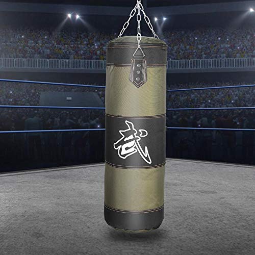 Birdlantern Saco de Arena de Boxeo, Entrenamiento vacío Gancho de Boxeo Saco de Arena Kick Fight Saco de Arena de Saco de Boxeo Saco de Arena(80cm-Verde)