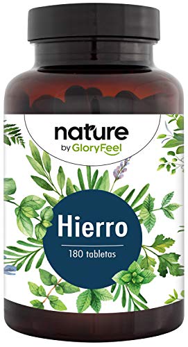 Bisglicinato de Hierro 40mg + 40mg Vitamina C natural de Acerola para una mejor absorción - 180 comprimidos veganos (Suministro para 6 meses) - Producción probada en laboratorio en Alemania