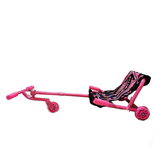 BIWOND Roller Dance (Patinete Infantil sin baterías con 3 Ruedas, Luces LED, Movimientos Zig – Zag, para Niños y Niñas, Material Antideslizante) - Rosa BIWOND Roller Dance (Patinete Infantil sin baterías con 3 Ruedas, Luces LED, Movimientos Zig – Zag, para Niños y Niñas, Material Antideslizante) - Rosa