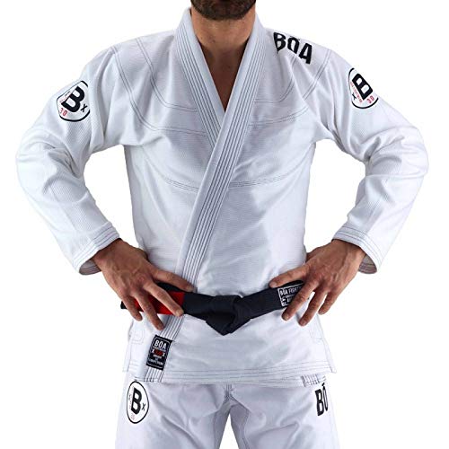 Bjj Gi Kimono Bõa Armor De Competição V3 Blanco (Blanco, A1)