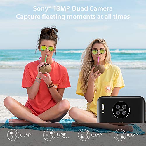 Blackview A80 Moviles Libres 4G Android 10 GO con 6.21" HD+ Water-Drop Screen, Cámara Trasera Cuádruple 13MP, Teléfono Móvil 2GB+16GB (SD 128GB), Batería 4200mAh Smartphone Libre, Face ID/GPS-Negro Blackview A80 Moviles Libres 4G Android 10 GO con 6.21" HD+ Water-Drop Screen, Cámara Trasera Cuádruple 13MP, Teléfono Móvil 2GB+16GB (SD 128GB), Batería 4200mAh Smartphone Libre, Face ID/GPS-Negro