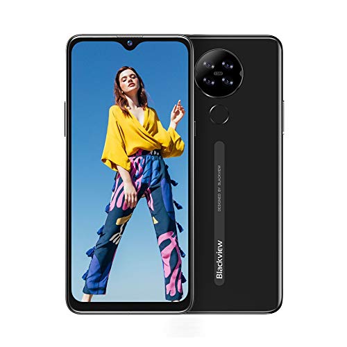 Blackview A80 Moviles Libres 4G Android 10 GO con 6.21" HD+ Water-Drop Screen, Cámara Trasera Cuádruple 13MP, Teléfono Móvil 2GB+16GB (SD 128GB), Batería 4200mAh Smartphone Libre, Face ID/GPS-Negro Blackview A80 Moviles Libres 4G Android 10 GO con 6.21" HD+ Water-Drop Screen, Cámara Trasera Cuádruple 13MP, Teléfono Móvil 2GB+16GB (SD 128GB), Batería 4200mAh Smartphone Libre, Face ID/GPS-Negro