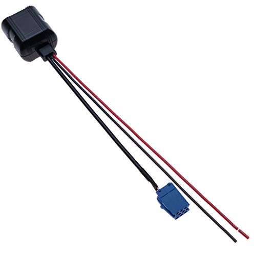 Blaupunkt Coche Módulo Bluetooth a 8 Pines AUX In Receptor de música Compatible con Audi Becker Fiat Seat Skoda Lancia vechiculo Radio Stereo | 12V Blaupunkt Coche Módulo Bluetooth a 8 Pines AUX In Receptor de música Compatible con Audi Becker Fiat Seat Skoda Lancia vechiculo Radio Stereo | 12V