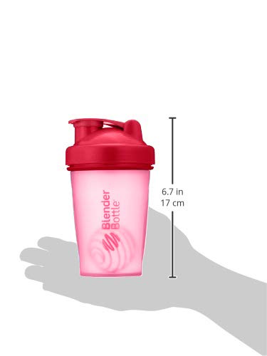 BlenderBottle Classic Botella de agua | Botella mezcladora de batidos de proteínas | con batidor Blenderball | libre de BPA | 590ml - Pink BlenderBottle Classic Botella de agua | Botella mezcladora de batidos de proteínas | con batidor Blenderball | libre de BPA | 590ml - Pink
