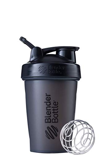 BlenderBottle Classic Loop - Botella Mezcladora de Batidos de proteínas con batidor Blenderball, Negro, 590ml BlenderBottle Classic Loop - Botella Mezcladora de Batidos de proteínas con batidor Blenderball, Negro, 590ml