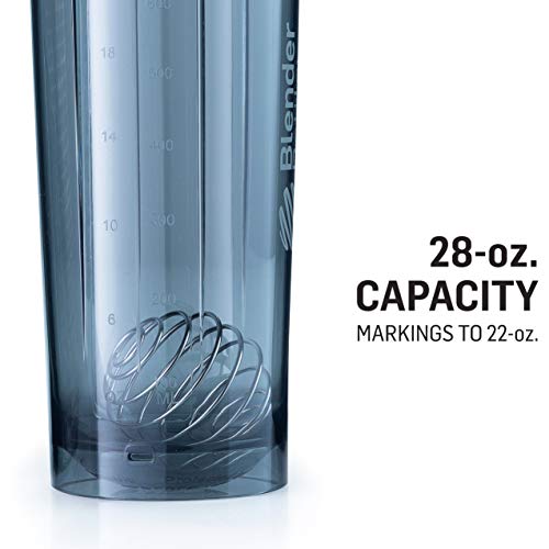 BlenderBottle Pro24 - Botella de agua, Botella mezcladora de batidos de proteínas, con batidor Blenderball, libre de BPA, 710ml - negro BlenderBottle Pro24 - Botella de agua, Botella mezcladora de batidos de proteínas, con batidor Blenderball, libre de BPA, 710ml - negro