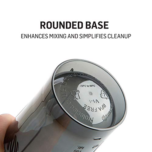BlenderBottle Pro24 - Botella de agua, Botella mezcladora de batidos de proteínas, con batidor Blenderball, libre de BPA, 710ml - negro BlenderBottle Pro24 - Botella de agua, Botella mezcladora de batidos de proteínas, con batidor Blenderball, libre de BPA, 710ml - negro