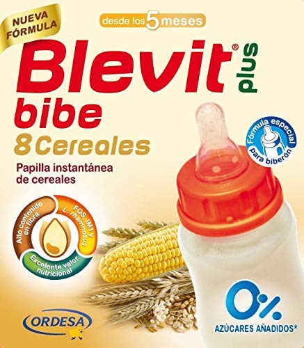 Blevit Plus 8 Cereales Para Biberón - 1 unidad 600 gr. A partir de los 5 meses.