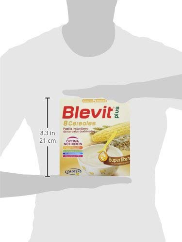 Blevit Plus Superfibra 8 Cereales, 1 unidad 600 gr. A partir de los 5 meses Blevit Plus Superfibra 8 Cereales, 1 unidad 600 gr. A partir de los 5 meses