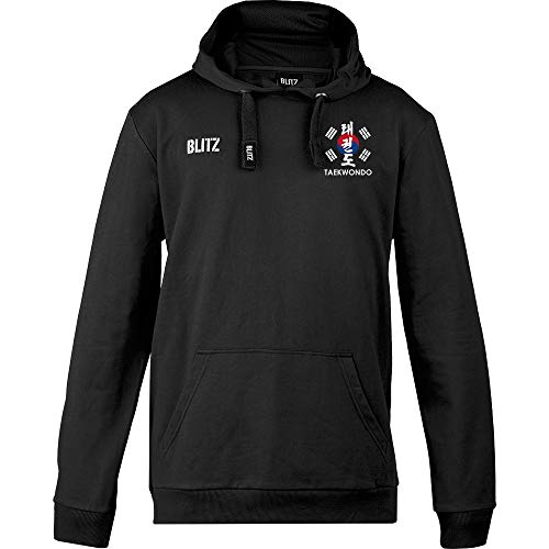 Blitz Taekwondo Club - Sudadera con Capucha para Hombre, Hombre, Color Negro, tamaño Small Blitz Taekwondo Club - Sudadera con Capucha para Hombre, Hombre, Color Negro, tamaño Small