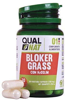 Bloker Grass | Fat-Burner | Suplemento Para Hombres y Mujeres | Termogénico | Blokergrass - 30 cápsulas- Qualnat