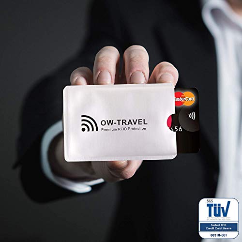 Bloqueo RFID - ANTI FRAUDE - Protectores Funda para Tarjetas de Credito Débito Sanitaria Identificaciones - Protector Pasaporte - Protección 100% de RFID NFC (Fundas para Tarjeta de Credito) Bloqueo RFID - ANTI FRAUDE - Protectores Funda para Tarjetas de Credito Débito Sanitaria Identificaciones - Protector Pasaporte - Protección 100% de RFID NFC (Fundas para Tarjeta de Credito)