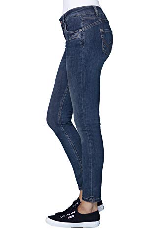 Blue Fire Co Alicia Basic Skinny Fit - Vaqueros para Mujer Piedra Lavada 25W x 30L