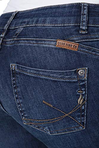 Blue Fire Co Alicia Basic Skinny Fit - Vaqueros para Mujer Piedra Lavada 25W x 30L