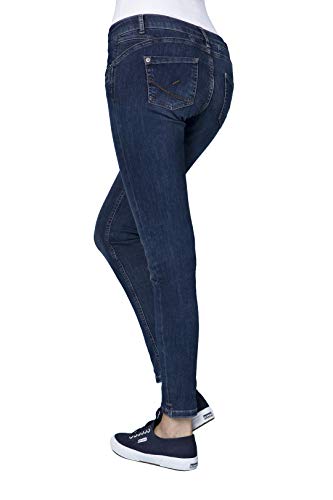 Blue Fire Co Alicia Basic Skinny Fit - Vaqueros para Mujer Piedra Lavada 25W x 30L