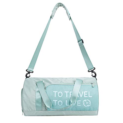 BlueCosto (Verde Bolsa de Deporte Gimnasio Impermeable para Mujer Niña Señoras Duffels BlueCosto (Verde Bolsa de Deporte Gimnasio Impermeable para Mujer Niña Señoras Duffels
