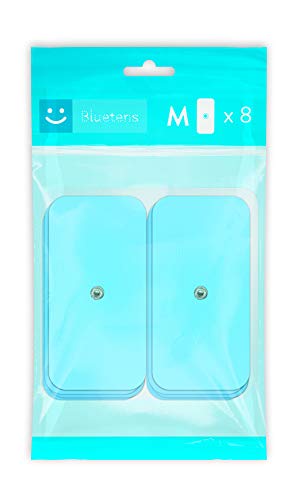 Bluetens ELEC0801 Electrodos TENS/EMS, M8, Pack Azul, 8 m Bluetens ELEC0801 Electrodos TENS/EMS, M8, Pack Azul, 8 m