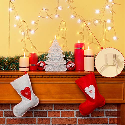 Blulu 100 Piezas Mini Clips de Cable de Exterior con Cinta Adhesiva Clips Decorativos de Luces Ganchos Autoadhesivos Soporte de Alambre para Navidad y Luz de Hada (Pequeño, Blanco) Blulu 100 Piezas Mini Clips de Cable de Exterior con Cinta Adhesiva Clips Decorativos de Luces Ganchos Autoadhesivos Soporte de Alambre para Navidad y Luz de Hada (Pequeño, Blanco)