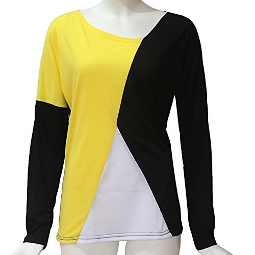 Blusa Moda Patchwork Casual para Mujer Sudadera con Capucha Tallas Grandes Color Block Tallas Grandes O-Neck Manga Larga Camiseta Tops Invierno Abrigos Liquidación de Venta SHOBDW (Amarillo,2XL) Blusa Moda Patchwork Casual para Mujer Sudadera con Capucha Tallas Grandes Color Block Tallas Grandes O-Neck Manga Larga Camiseta Tops Invierno Abrigos Liquidación de Venta SHOBDW (Amarillo,2XL)