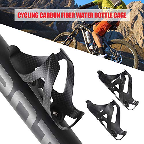 Blusea Super Light 3K UD Cycling - Portabidón de fibra de carbono para bicicleta, Matte